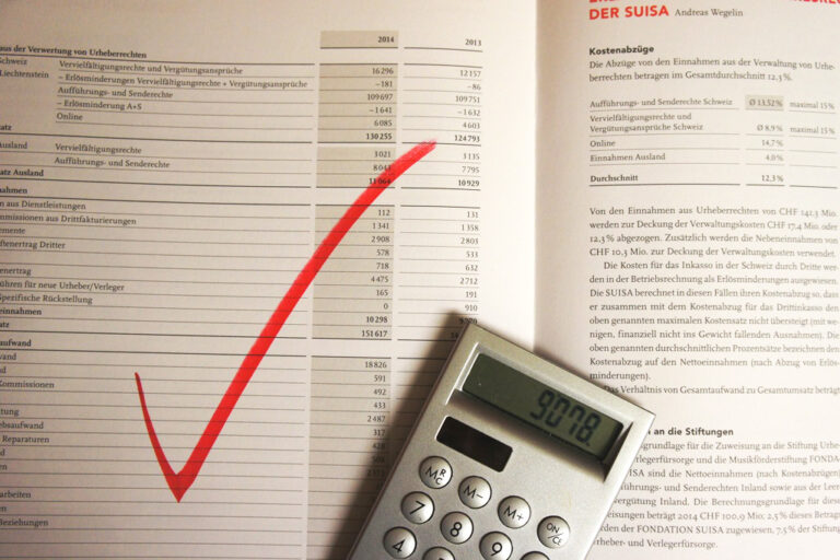 SUISA travaille en maîtrisant bien ses coûts