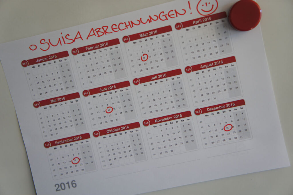 Distribution calendar 2016:  Members get their payments more quickly