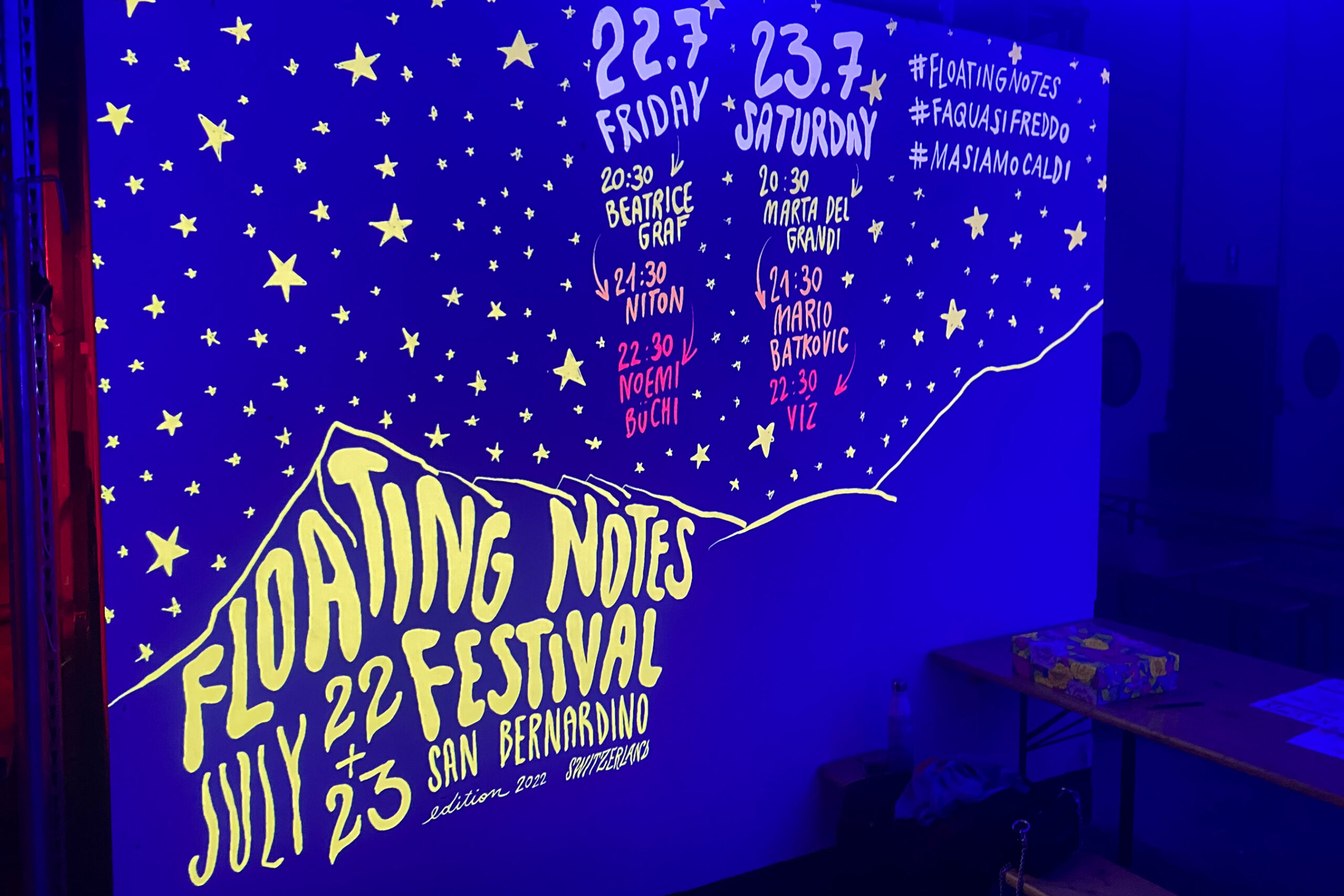 Le Floating Notes Festival: un événement hors des sentiers battus