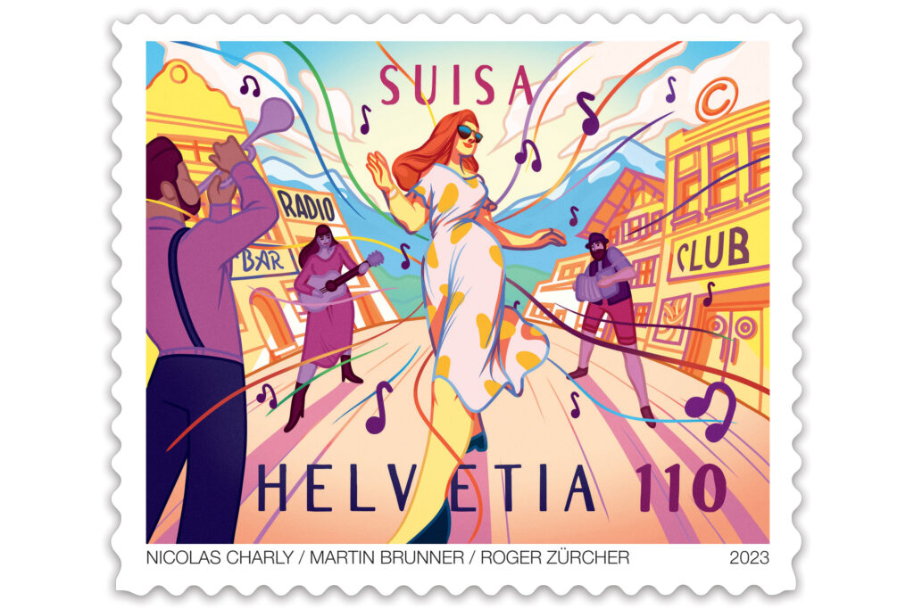 Erste Briefmarke mit Augmented Reality und Musik