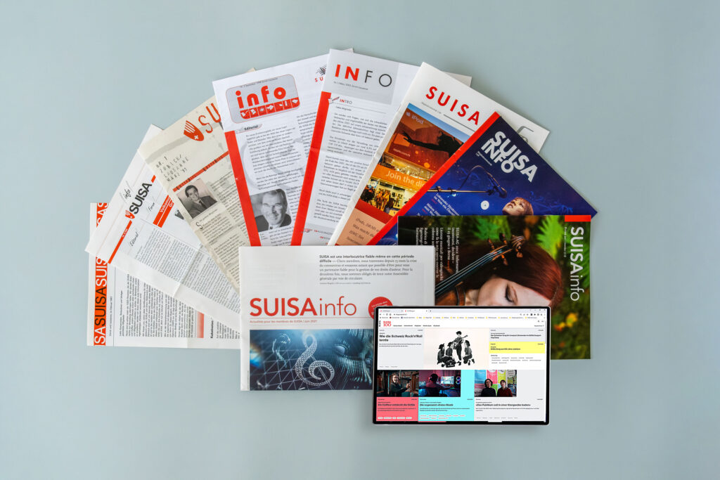 Das letzte gedruckte SUISAinfo