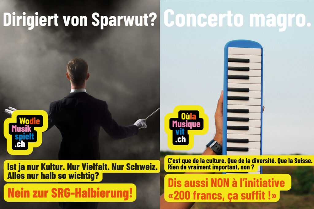 Initiative «200 francs, ça suffit!»: un grand danger pour la culture suisse